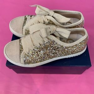 Gallucci Gold Glitter Girls Sneakers 32 (13.5)